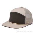 Aangepaste 7 Panel Trucker Cap Hats met touw